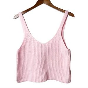 New American Apparel Knitted Cropped Tank